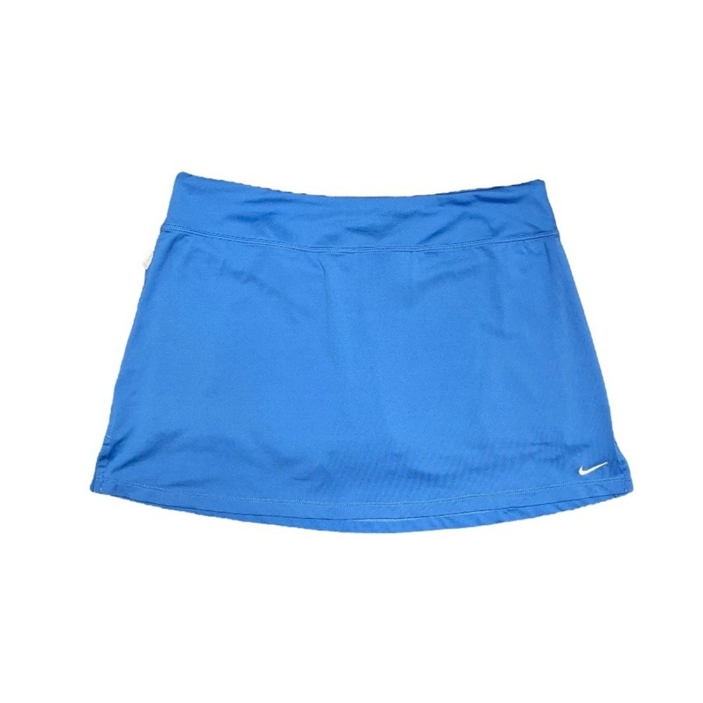 Nike Court Tennis Skort Women’s‎ Large Blue Spandex Shorts Athletic Skirt